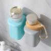 1-4PCS Japanese Style Minimalist Magnetic Mouthwash Cup Wall Mounted Toothbrush Storage Rack Brushing Cup Washing Cup Dental Jar