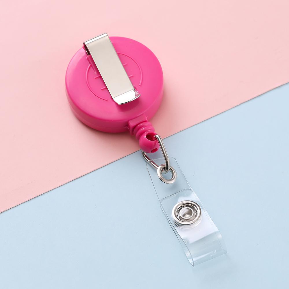 Retractable Steel Cord Pull Reel Keychains Spring Buckle Clasp Wire Rope Key Ring Recoil ID Card Holder Key Chain Multiple Tools