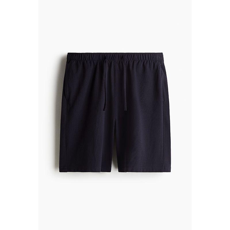 

HM Men s Casual Pants 2025 Summer New Casual Version Knee-Length Pearl Cotton Shorts 1275063