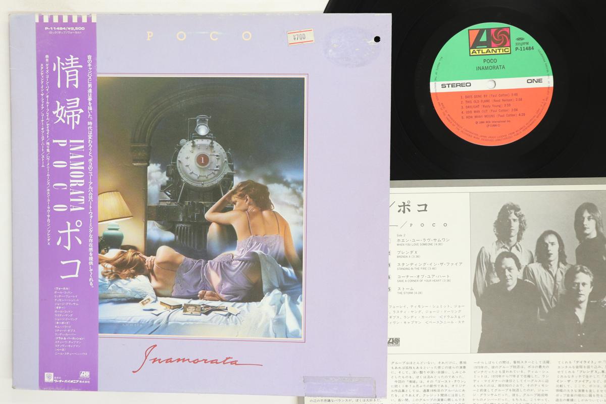 

LP Record POCO Inamorata P11484 ATLANTIC 1984 Japan Obi Rock Used