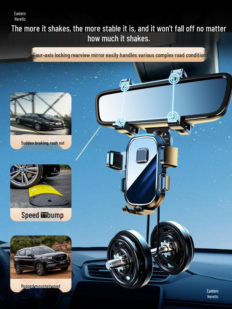 2025 AR Navigation Phone Mount & Rearview Mirror Recorder Clip