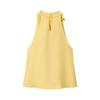Autumn Gold Collar Sleeveless Top with Accessories for Women