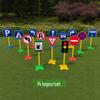 Wuzhi Kids Outdoor Traffic Sign Play Set