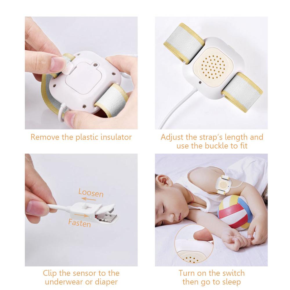 Buy Bedwetting Alarm Enuresis Alarm With Loud Sound Bright Lights And Strong Vibration Child