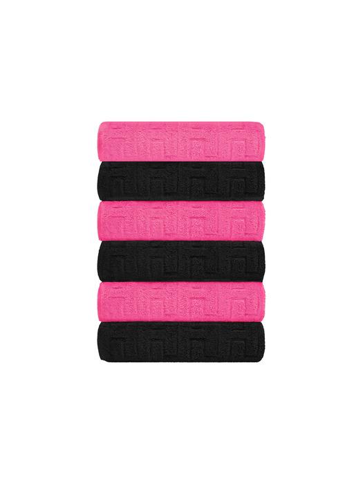 

TETO 6P Signature Black Pink Supima Towel 230g Blackpink 230g