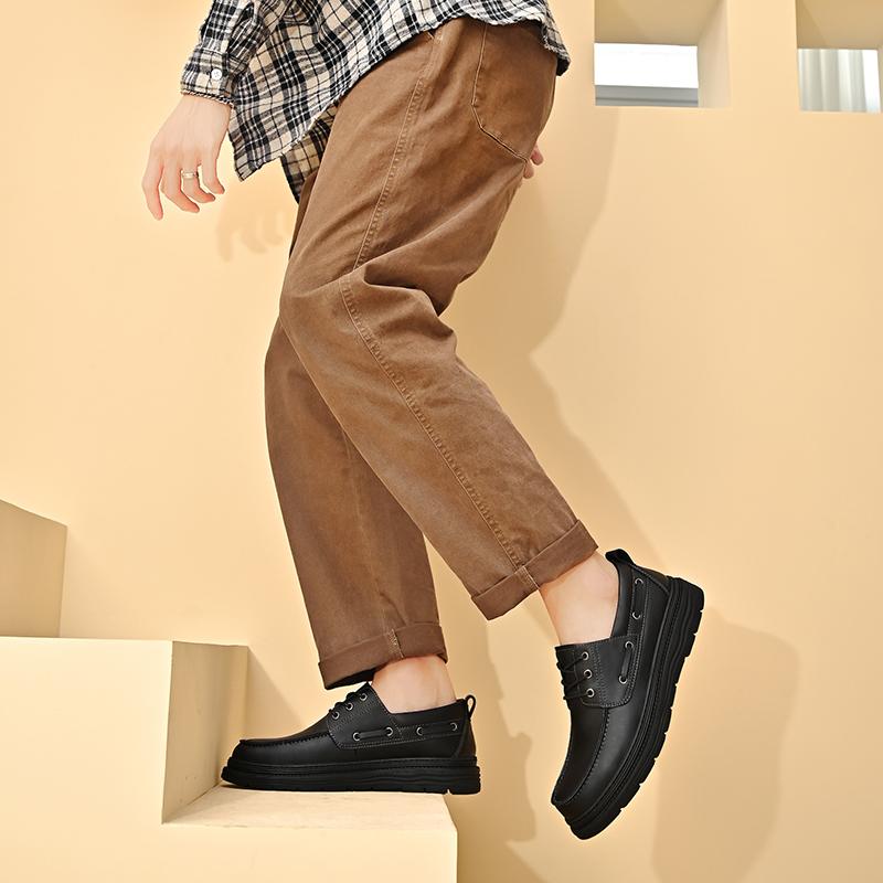 2014 Новые высококачественные мужские туфли 100% натуральная кожа повседневная обувь — фото 6