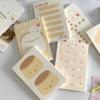 Cute Pudding Bear Memo Pad Cute Student Loose Leaf Message Notepad Girl Mini Pocket Planner Scrapbook Material Paper