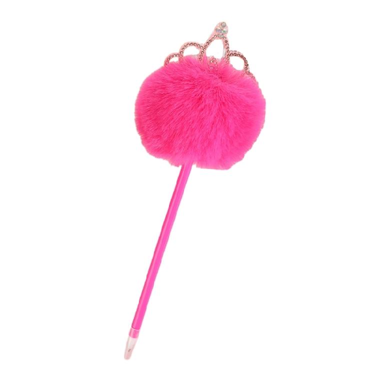 Furry Pom Ballpoint Pen 0.7mm Pen Point for Student Adult Funny Ballpoint Pen for Writing Journaling Office Writing Tool