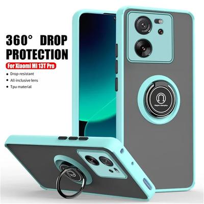 Matný kryt s magnetickým kroužkem pro Xiaomi Mi 13T 12T 11T 13 12 12X 12S 9T 10T 10 Pro 14 11 Ultra Lite 5G Ne Nárazuvzdorný kryt Funda