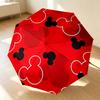 Mickey Mouse Portable 3 Folds Umbrella Portable Windproof Folding Rain Umbrella For Travel Outdoor Sun Protection Travel Outdoor Gift