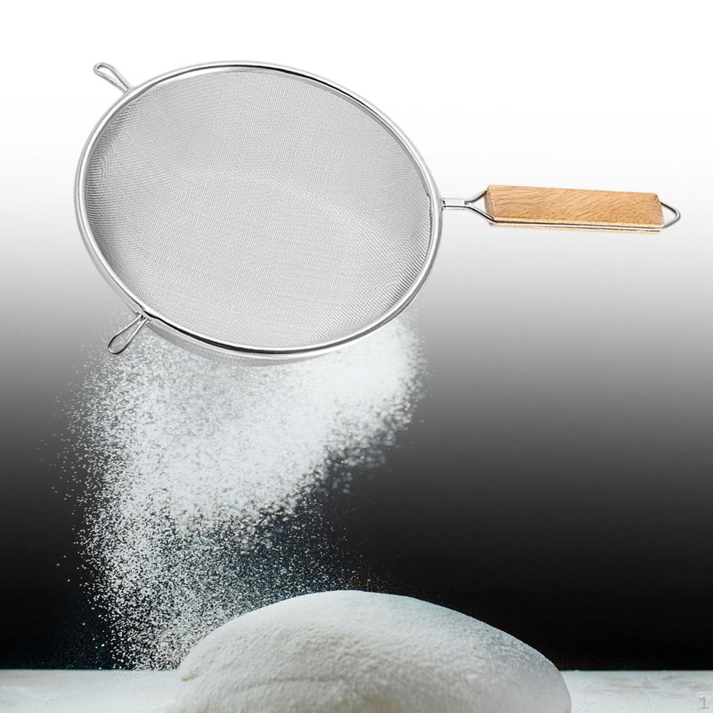 Fine Mesh Strainer Soya Milk Kitchen Gadgets, Pot Skimmer Stainless Steel Sieve Sifter for
