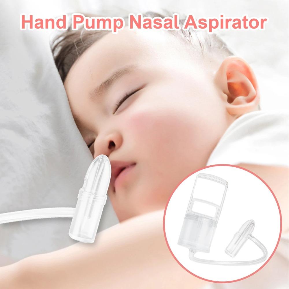 Non-invasive Baby Nasal Aspirator Manual Nose Suctioners Reusable Nose Sucker  for Baby