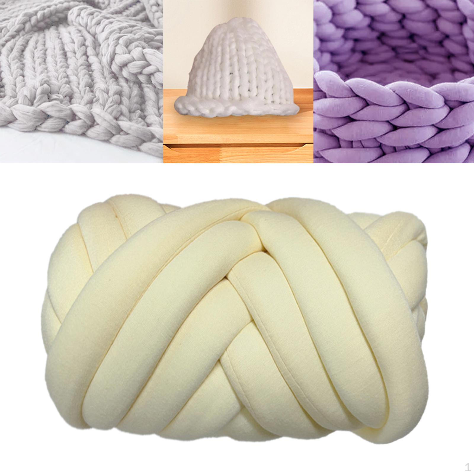 

1,5 кг толстой пряжи для объемного вязания крючком 295 дюймов Jumbo Tubular Weight для