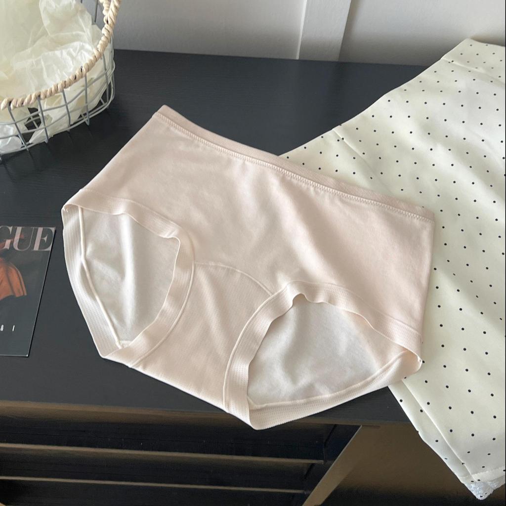 Powerful Basic 9801 Women's Breathable Mesh Panties, Low-Saturation Colors, Extended Crotch, Banana Design, 60 Count.