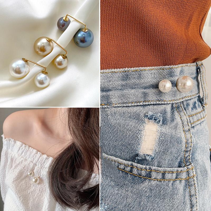 Jeans Waist Buckle Waist Closing Artifact Invisible Snap Button Removable Tightening Waistband Button Clothing Pant Adjust Tools