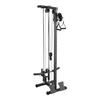 LAT Pull Down Machine, 3-in-1 Row Cable Machine, Cable Machines Home Gym with 18-Level Height Adjustment, Wall-Mount Design, Load 227kg Lat Tower for