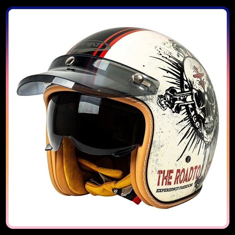 

Jet Helmet Men Women Open Face Motorcycle Helmets DOT Approved Capacete De Moto ABS Material Moto Equipments ECE Certified M