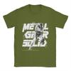 Men T-Shirt Metal Gear Solid Vintage Pure Cotton Tees Short Sleeve  T Shirt Round Neck Clothing Adult