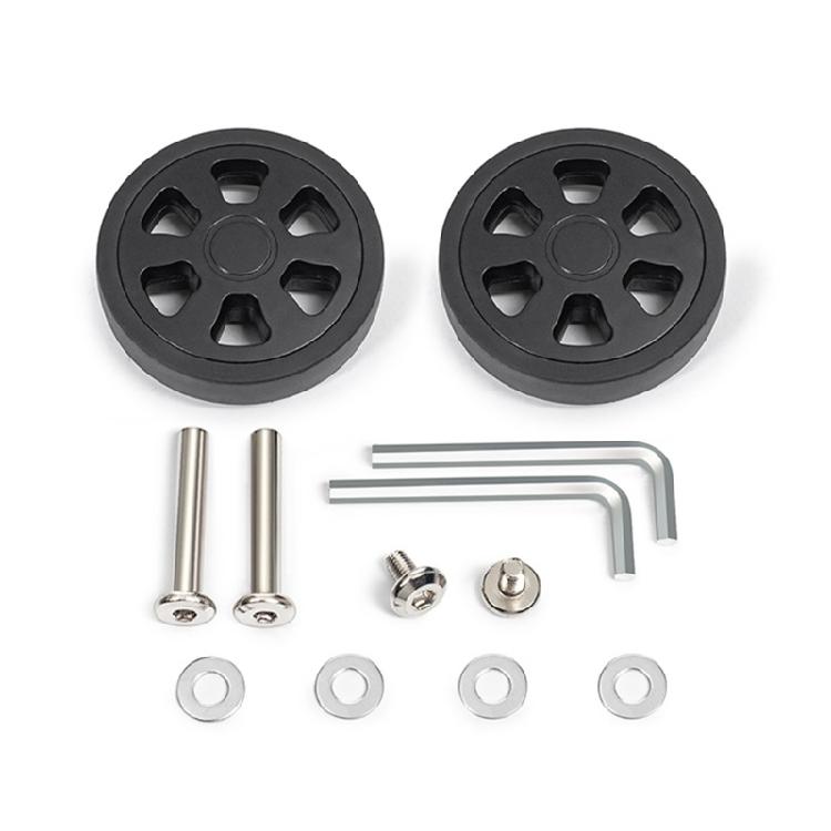 2PCS Plastic Suitcase Replacement Rollers Quiet Wheels Easy Install Assembly Practical Travel Luggage Casters