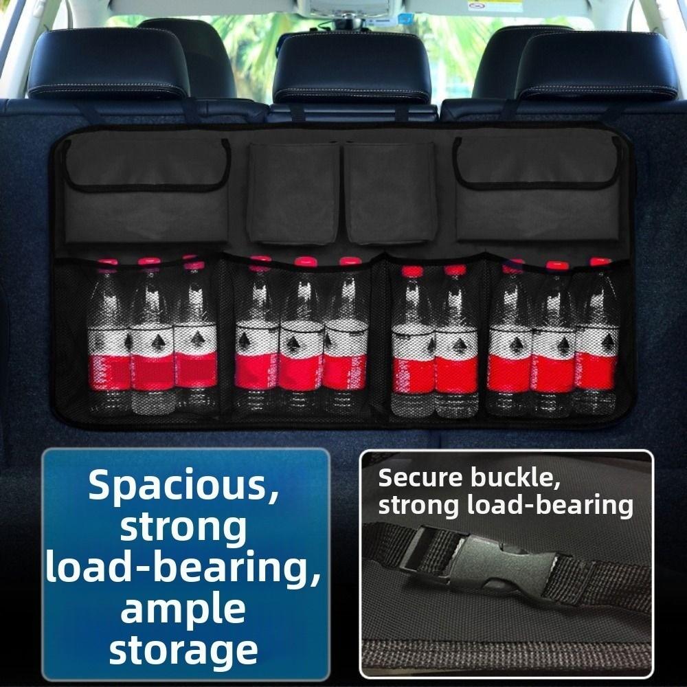 Multi-pocket Car Trunk Hanging Storage Bag Waterproof Car Seat Back Organizers  Automobile Interior