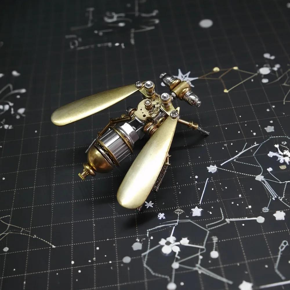3D hmyz mosazná vážka puzzle Steampunk mravenec kovový model puzzle DIY řemeslná sada Skvělé dárky pro dospělé Personalizovaná ozdoba