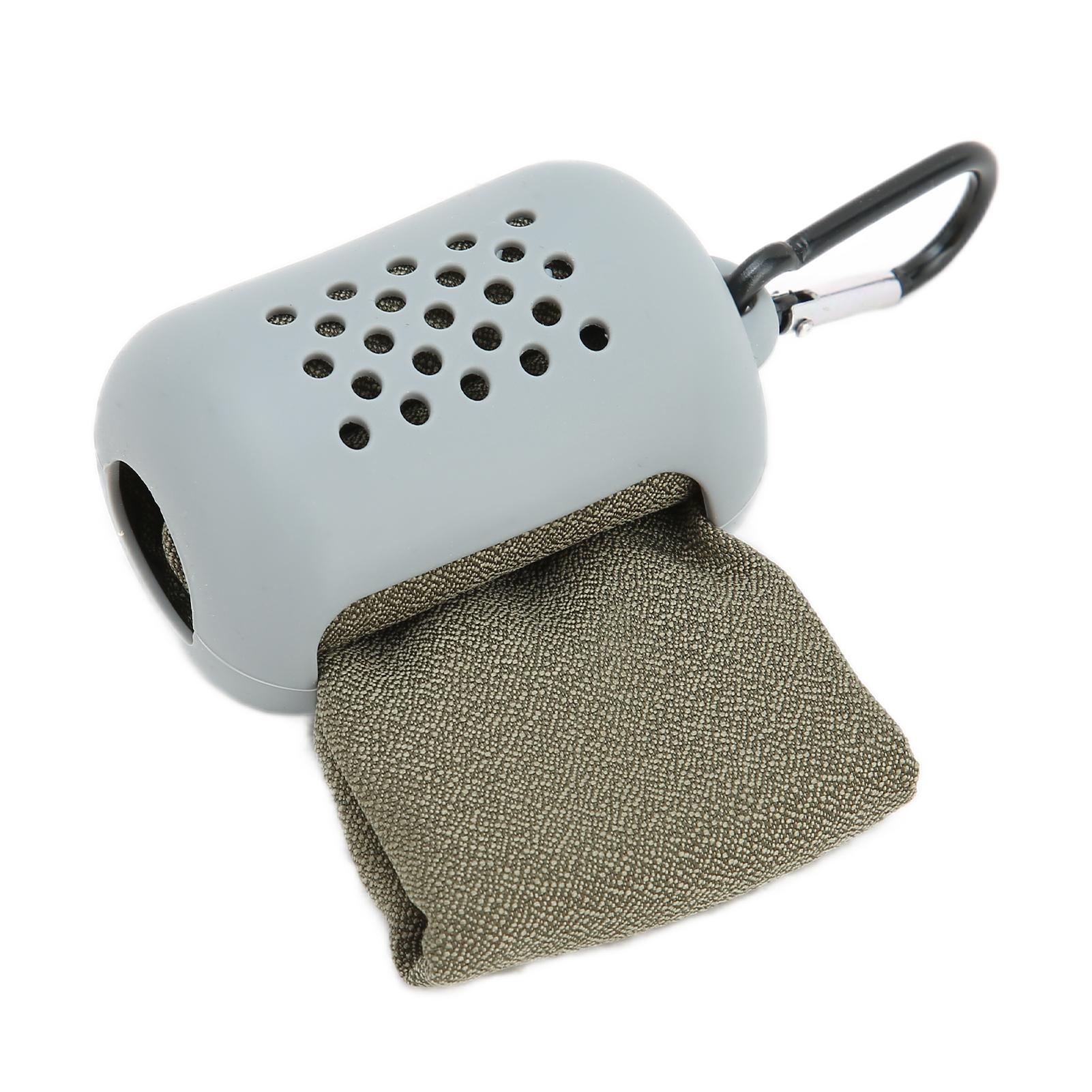 

Спортивное охлаждающее полотенце из микрофибры, портативное мягкое охлаждающее полотенце для фитнеса, кемпинга, бега, серого цвета, размера S