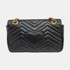 [Pre-Owned] Gucci GG Marmont Small Matelassé Shoulder Bag 'Black' - Good #YYN34G