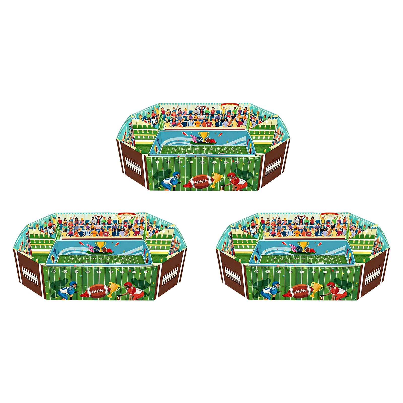 

Rugby Game Theme Arrangement Food Folding Box One Size