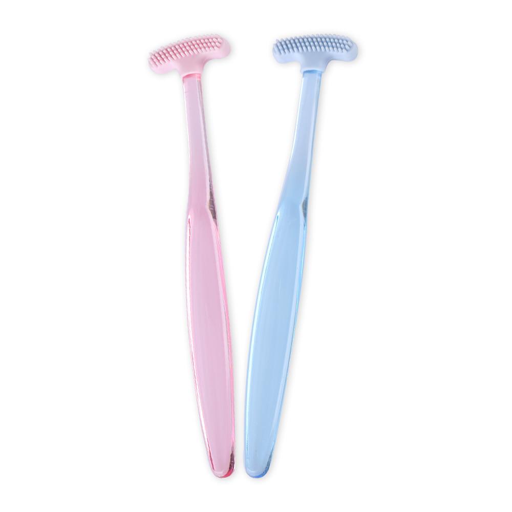 Brosse à langue en Silicone nettoyant la Surface de la langue brosses de nettoyage buccal nettoyant grattoir à langue
