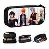 Cute Rukia Kuchiki Bleach  Ichigo Kurosaki Pencil Cases for Boys Girls Grimmjow Jaegerjaquez  Pen Bag Box Stationery