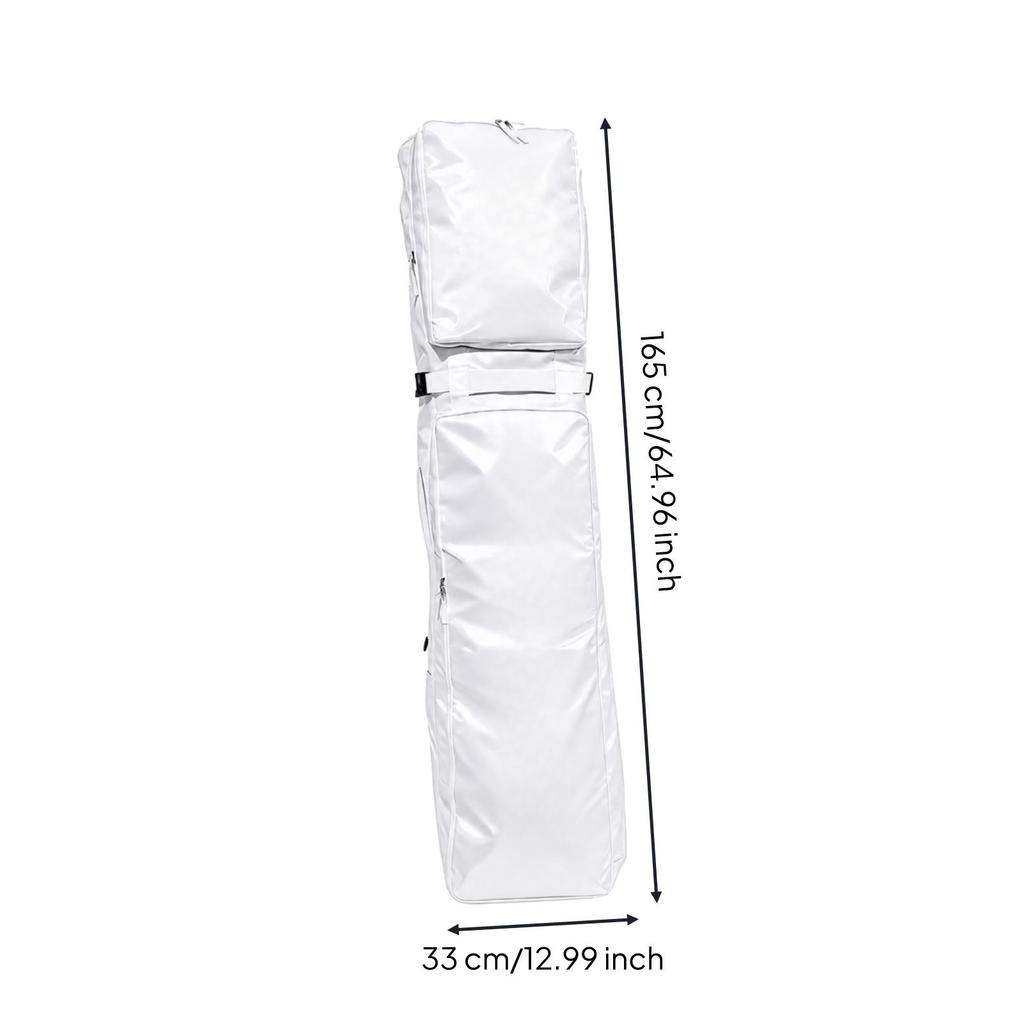 Wheeled Ski and Snowboard Equipment Bag Large Capacity for Slopes
