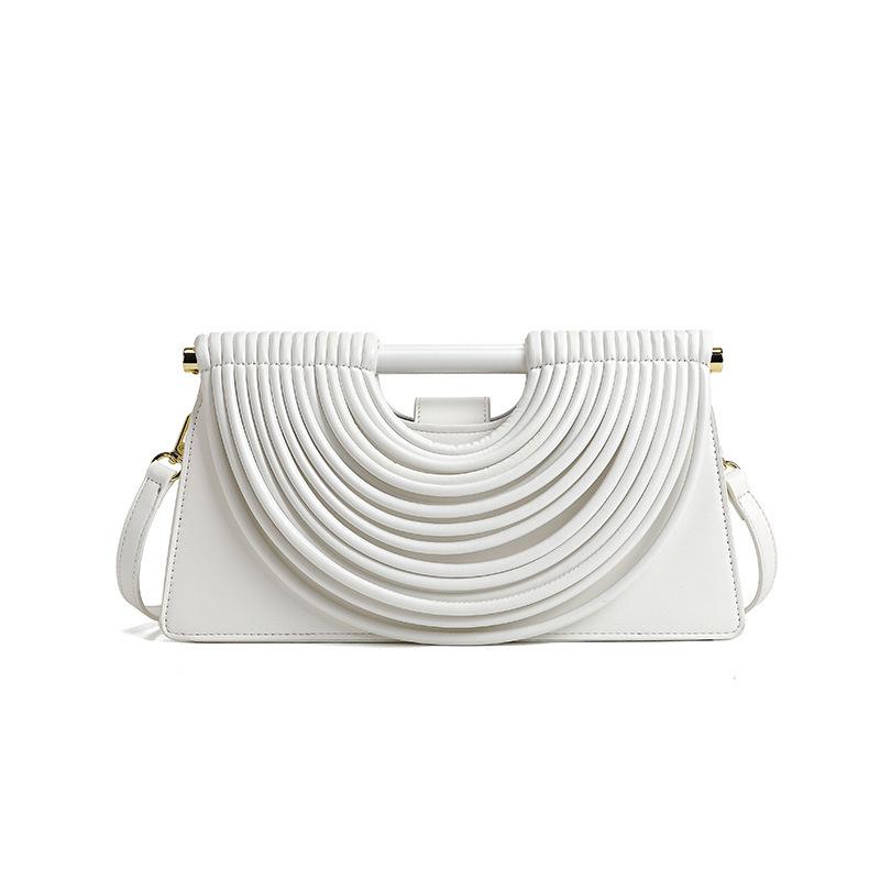 European And American Style Woven Fashion All-Match Retro Women Handbag Ladies Solid Color Portable Shoulder Messenger Bags