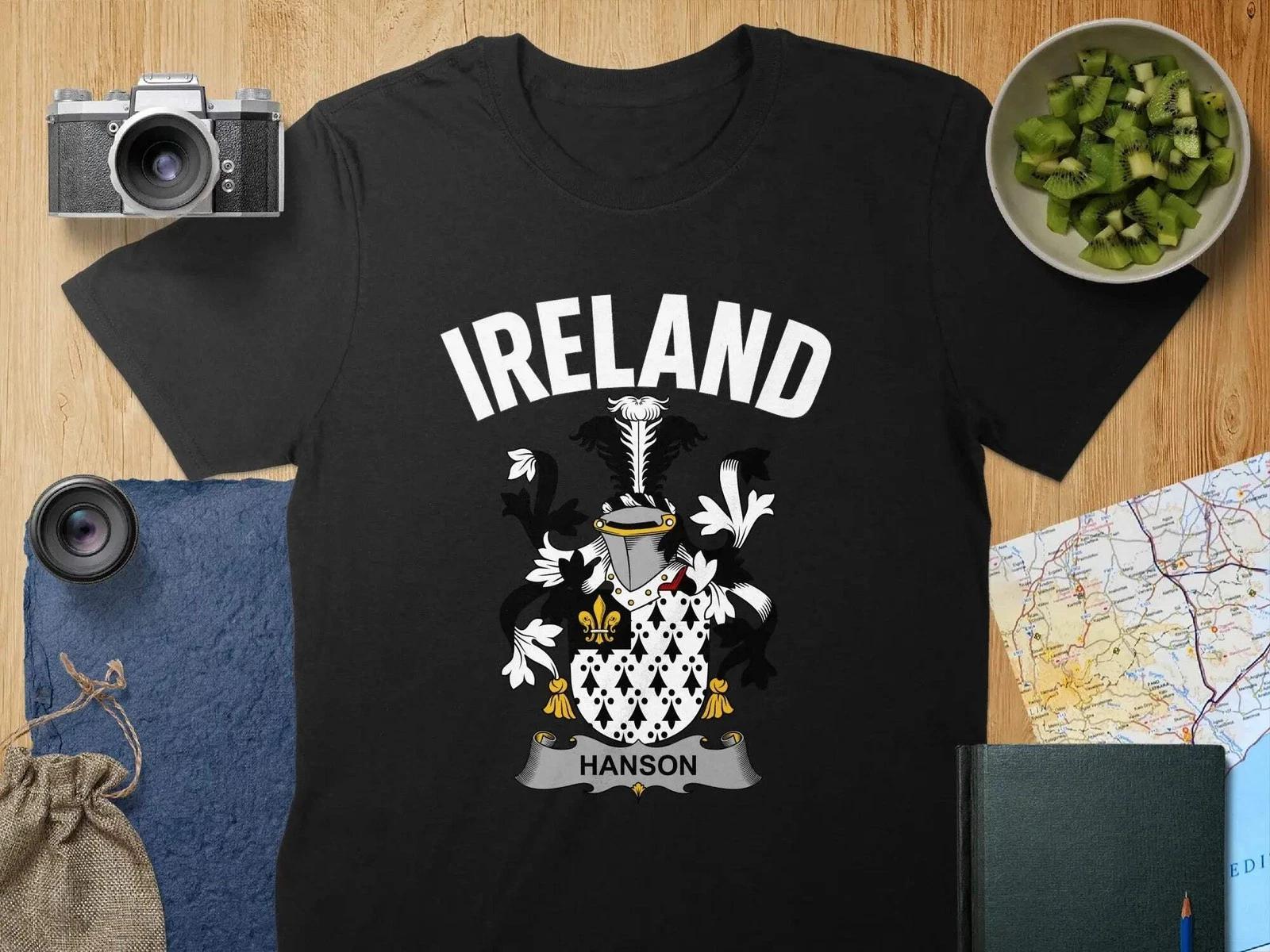 Hanson Coat Of Arms Irish T-Shirt 4XL