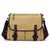 Pánská crossbody taška, plátěná outdoorová taška přes rameno s velkou kapacitou
