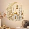 Castle Moon Chandelier Hanging Ornament For Bedroom And Living Room Home Decor Wall Stickers