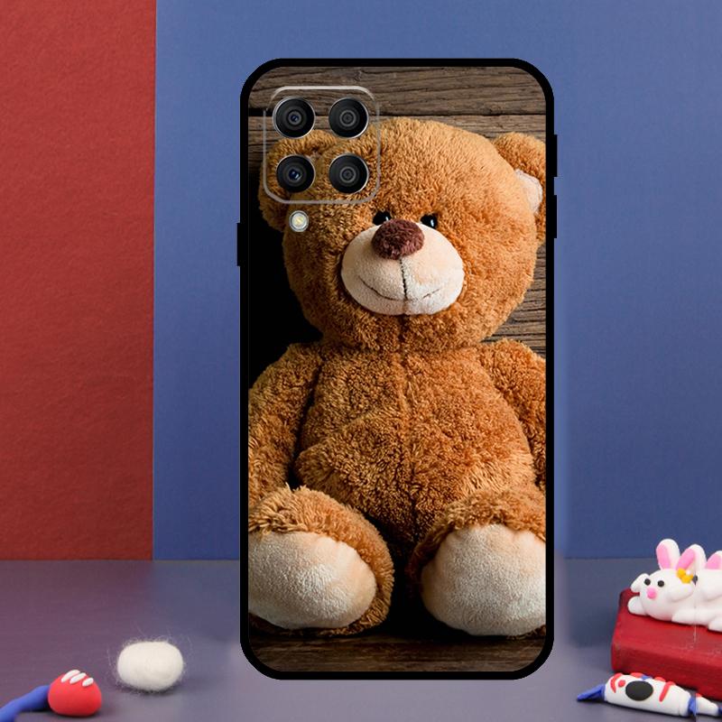 Cute Bear For Samsung Galaxy M14 M34 M54 M33 M13 M23 M53 M15 M55 M31 M51 M20 M30s M32 M52 Phone Case