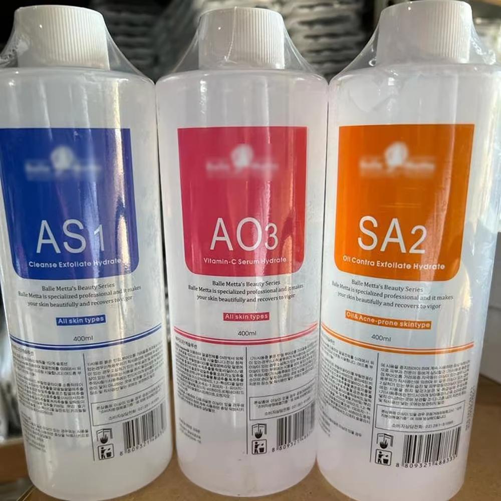 Facial Beauty Aqua SPA Skincare Serum AS1/SA2/AO3 for Small Bubble Machine Professional Facial Care Cosmetic Liquid