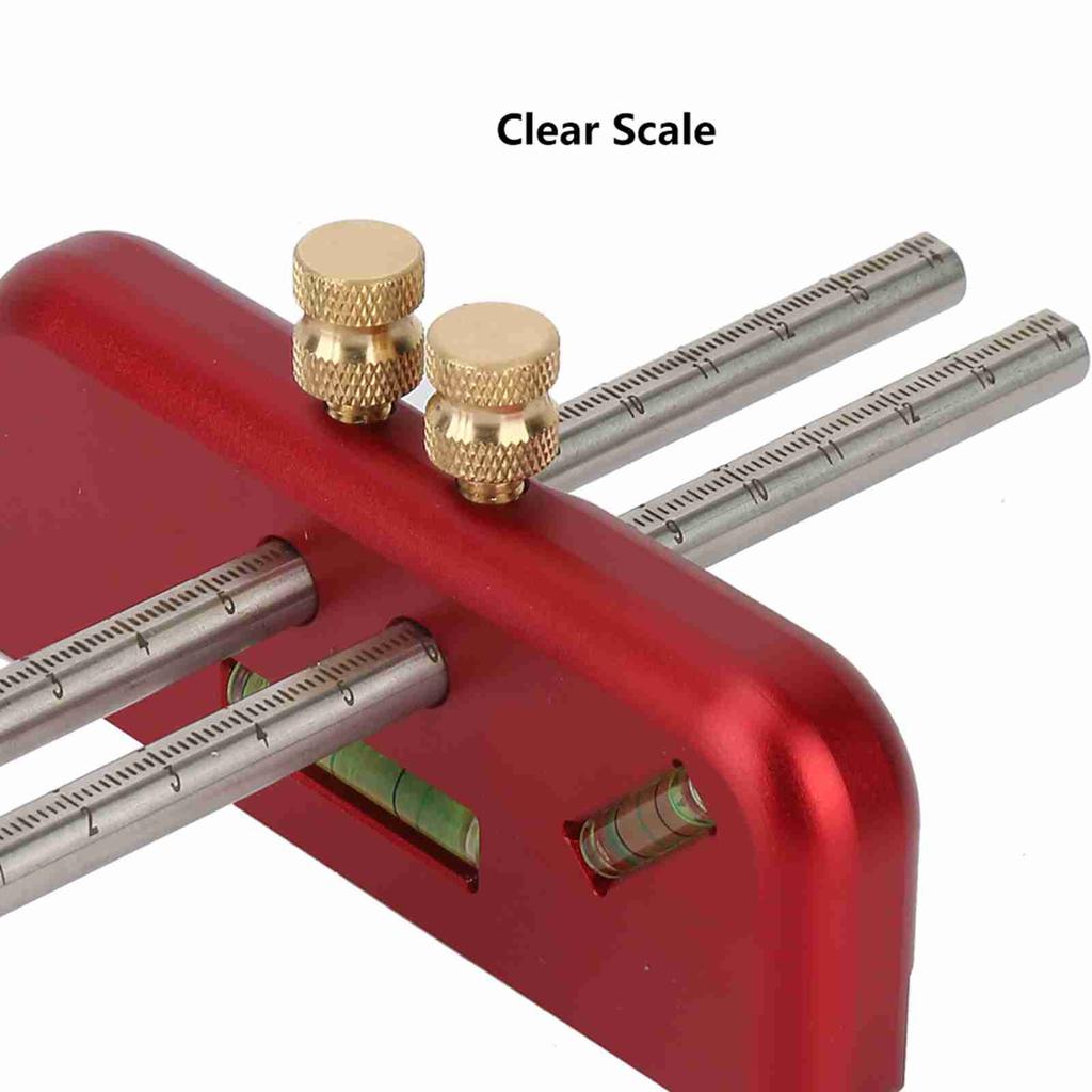 Woodwork Draw Line Adjustable Aluminum Alloy Marking Gauge Wood Scribe Mortise Tool