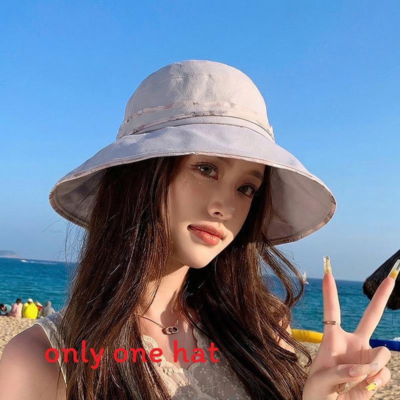 Summer Sun Protection Fisherman Hat With Large Brim For Outdoor Activities