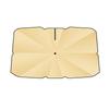 Black Gold Titanium Car Sunshade - Front Windshield Heat Insulation Sun Protection