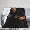 Resident Leon Kennedy Blankets Eviled Horror Game Flannel Awesome Breathable Throw Blanket for Bedding Lounge Autumn/Winter