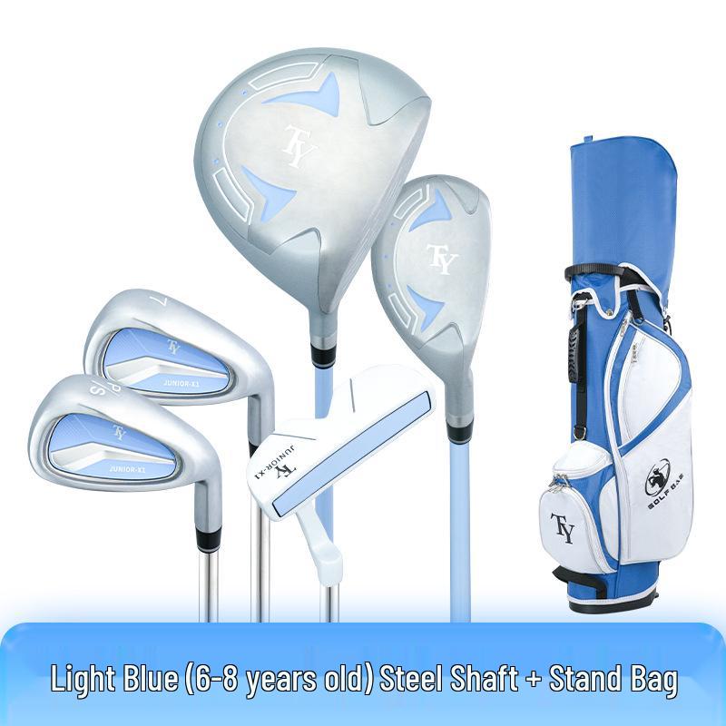 2026 Kids' Carbon Fiber Golf Club Set - 5 Clubs for Beginner Boys and Girls