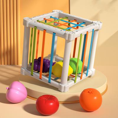 1 Set Rainbow Fruit Cognitive Toy Set Enhance Color Shape Recognition Sensory Perception Perfect for Toddlers Preschoolers