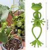 Frog Plant Stand, Cute Frog Flower Pot Hugger Plant Climbing Fixture Clips, Garden Frog Climbing Branch & Planter Stake Decor