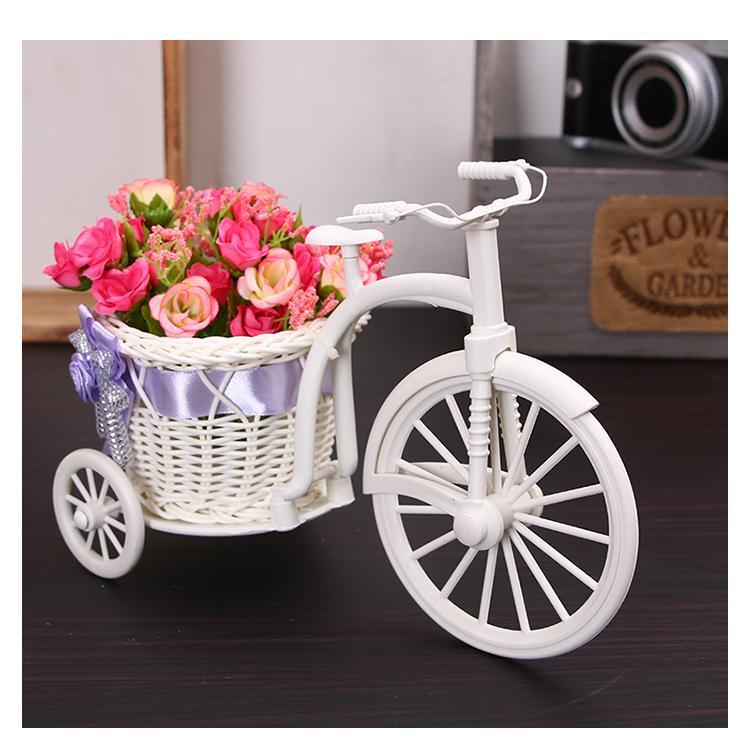 

Container Basket For Flower Plants Plastic Bike Designs Home Decorations Wedding