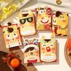 6pcs Red Color Chinese Red Envelopes Cartoon Lucky Money Envelopes  Birthday Gift