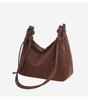 Vintage minimalistická taška z jelenice: Dámská crossbody a taška přes rameno s velkou kapacitou 2025