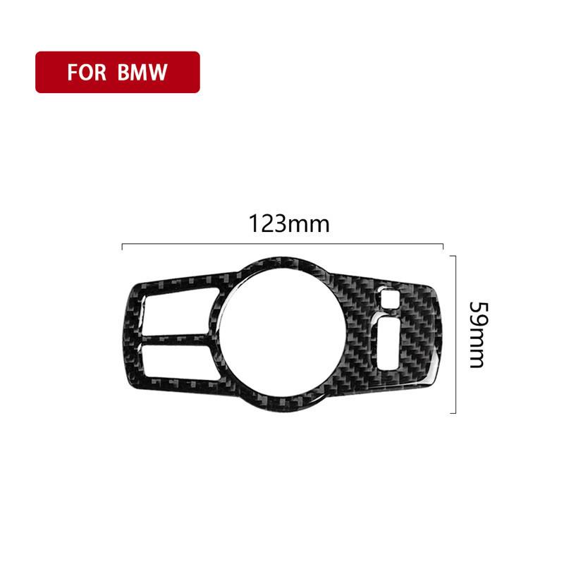 BMW 5-serie F10F18 Dekorram för strålkastarbrytare i kolfiber