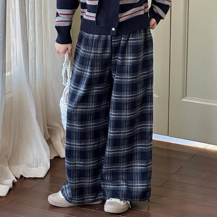 

2025 Girls Striped Knitted Cardigan Sweater Set for Spring/Autumn 160 cm