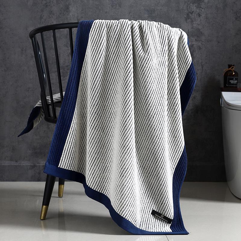 Premium Badetuch aus reiner Baumwolle: Dick, Weich, Saugfähig, Antibakteriell, Bestickt für den Haushalts- und Hotelgebrauch